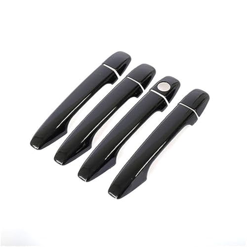 MKVAXR For Toyota, Voxy Porte Sienta Noah 2011 2012 2013 2014 2015 2016, glänzend schwarz, Autotürgriff-Abdeckung, Pad, Aufkleber, Styling Türgriffabdeckung(BLACK No Keyless Entry) von MKVAXR