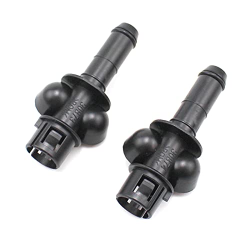 MKVAXR Frontstoßstangen-Scheinwerfer-Düsen-Sprühstrahl-Scheinwerfer-Reinigungsabdeckung, Adapterhalter, for Toyota, Avensis 2003-2009 85207-05021 85208-05021 Scheinwerferwaschdüse von MKVAXR