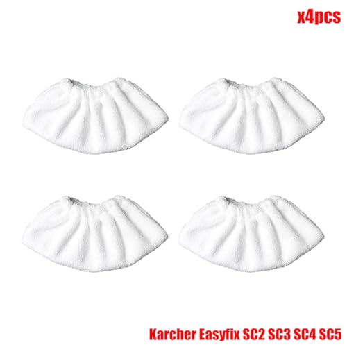 MKVAXR Mikrofaser Steam Mop Pads Abdeckung for EasyFix SC2 SC3 SC4 SC5 Handheld Staubsauger Teile Pinsel Kopf Glas Schaber Dampfreiniger-Teile(Set12) von MKVAXR