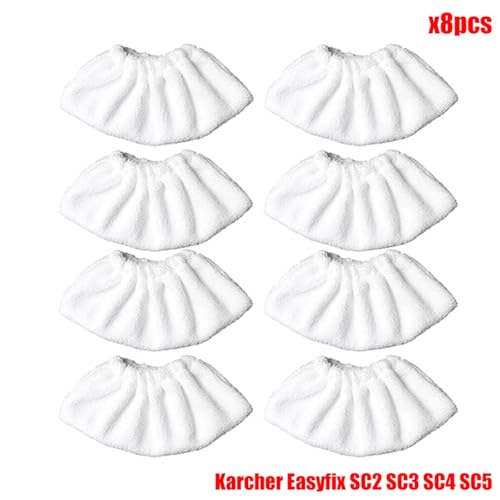 MKVAXR Mikrofaser Steam Mop Pads Abdeckung for EasyFix SC2 SC3 SC4 SC5 Handheld Staubsauger Teile Pinsel Kopf Glas Schaber Dampfreiniger-Teile(Set14) von MKVAXR