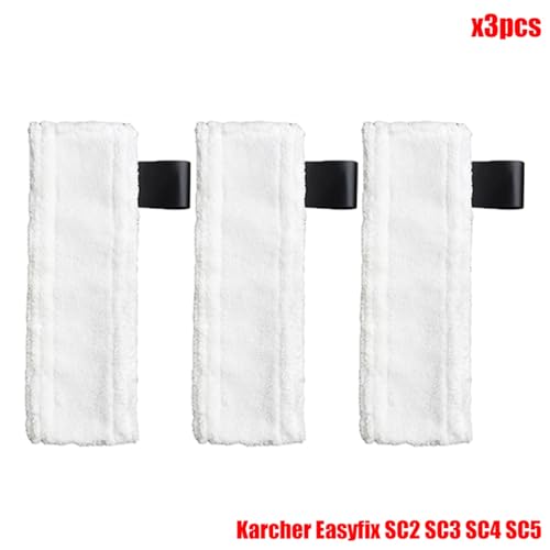 MKVAXR Mikrofaser Steam Mop Pads Abdeckung for EasyFix SC2 SC3 SC4 SC5 Handheld Staubsauger Teile Pinsel Kopf Glas Schaber Dampfreiniger-Teile(Set15) von MKVAXR
