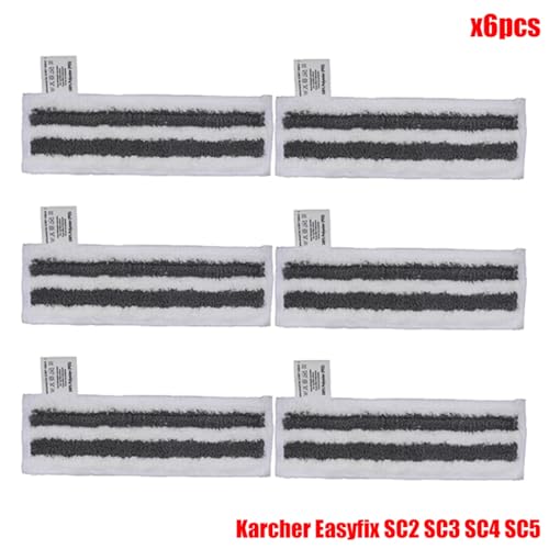 MKVAXR Mikrofaser Steam Mop Pads Abdeckung for EasyFix SC2 SC3 SC4 SC5 Handheld Staubsauger Teile Pinsel Kopf Glas Schaber Dampfreiniger-Teile(Set17) von MKVAXR