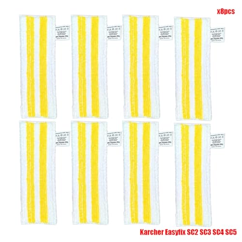 MKVAXR Neu Mikrofaser Steam Mop Lumpen Kopf Pinsel EasyFix SC2 SC3 SC4 SC5 Handheld Staubsauger Zubehör Glas Schaber Dampfreiniger-Teile(Set5) von MKVAXR