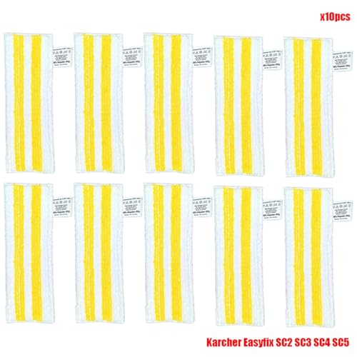 MKVAXR Neu Mikrofaser Steam Mop Lumpen Kopf Pinsel EasyFix SC2 SC3 SC4 SC5 Handheld Staubsauger Zubehör Glas Schaber Dampfreiniger-Teile(Set6) von MKVAXR