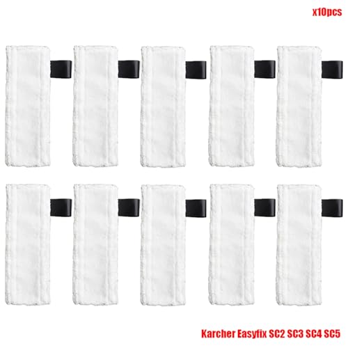 MKVAXR Neu Mikrofaser Steam Mop Lumpen Kopf Pinsel EasyFix SC2 SC3 SC4 SC5 Handheld Staubsauger Zubehör Glas Schaber Dampfreiniger-Teile(Set9) von MKVAXR
