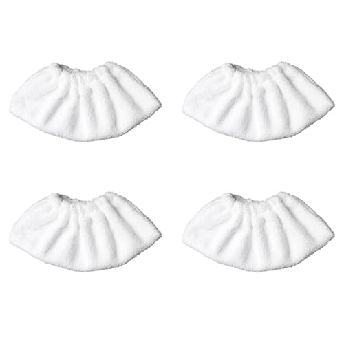MKVAXR Steam Mop Tuch Reinigungspad Tuchabdeckung Lumpen Ersetzen Zubehör for EasyFix SC2 SC3 SC4 SC5 Moppreiniger Ersatzteile Dampfreiniger-Teile(4pcs) von MKVAXR