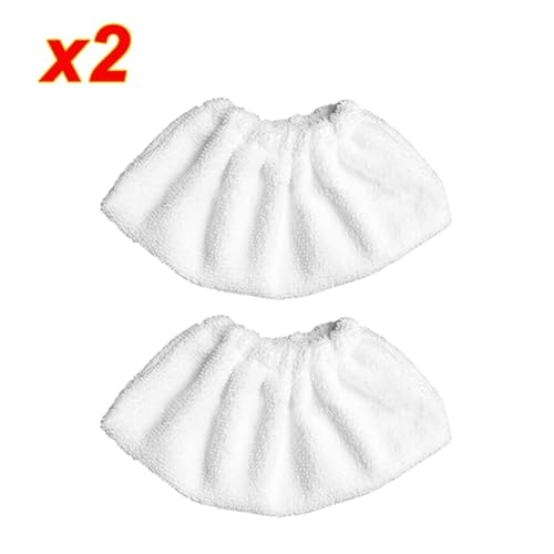 MKVAXR Steam Mop Tuch for Easyfix SC2 SC3 SC4 SC5 Steam Pocket Mop PadsCleaner Mikrofaser Boden Kleidung Zubehör Dampfreiniger-Teile(2pcs-01) von MKVAXR