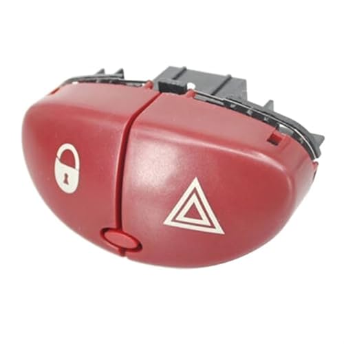 MKVAXR Warnblinkschalter, gefährlicher Lichtschalterknopf, for Peugeot, 206 207, for Citroen, C2 6554L0 96403778JK Warnblinkschalter von MKVAXR