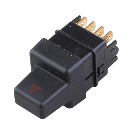 MKVAXR Warnblinkschalter for Warnblinkanlage, Auto, for Fiat, Uno 1818592800 Warnblinkschalter von MKVAXR