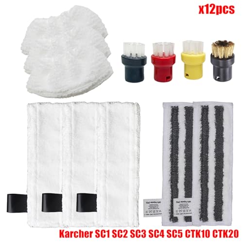 MKVAXR Zubehör Nylon Düsenbürste for SC1 SC2 SC3 SC4 SC5 SC7 CTK10 CTK20 Handdampfstaubsauger Teile Ersatz Dampfreiniger-Teile(Set24) von MKVAXR