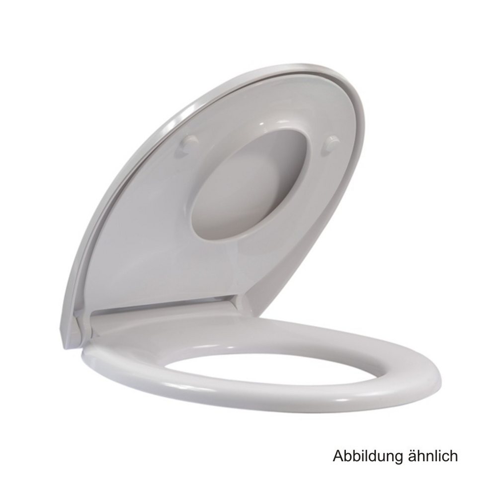 MKW Kunstofftechnik GmbH WC-Sitz WC-Sitz KOMPAKT FAMILY weiß mit integriertem Kindersitz, R6000001 von MKW Kunstofftechnik GmbH