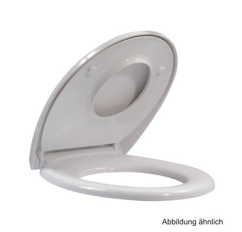 MKW Kunstofftechnik GmbH WC-Sitz WC-Sitz KOMPAKT FAMILY weiß mit integriertem Kindersitz, R6000001 von MKW Kunstofftechnik GmbH