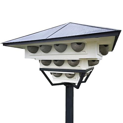 Nistturm für Schwalben vom Typ MKW – Nistkästen aus hochwertigem Stahl – witterungsbeständig – hohe Verarbeitungsqualität Nistturm für Schwalben vom Typ MKW – Nistkästen aus hochwertigem Stahl – witterungsbeständig – hohe Verarbeitungsqualität von MKW