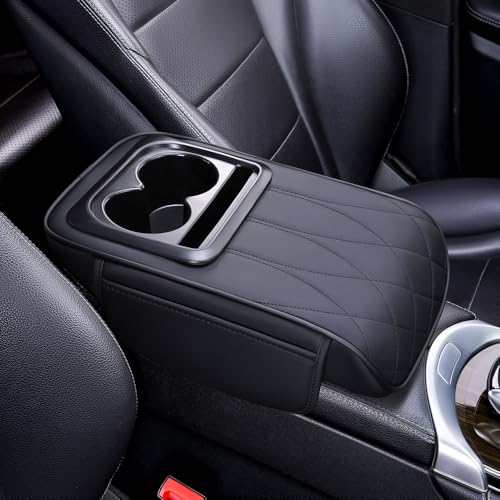 MKWGZPGW Auto Armlehnenkissen für Benz A Klass W177 2019-2022 2023,Leder wasserdichte Armlehnenkissen, Auto Mittelkonsole Armlehne Kissen mit 2 Aufbewahrungstaschen,Black MKWGZPGW Auto Armlehnenkissen für Benz A Klass W177 2019-2022 2023,Leder wasserdichte Armlehnenkissen, Auto Mittelkonsole Armlehne Kissen mit 2 Aufbewahrungstaschen,Black von MKWGZPGW