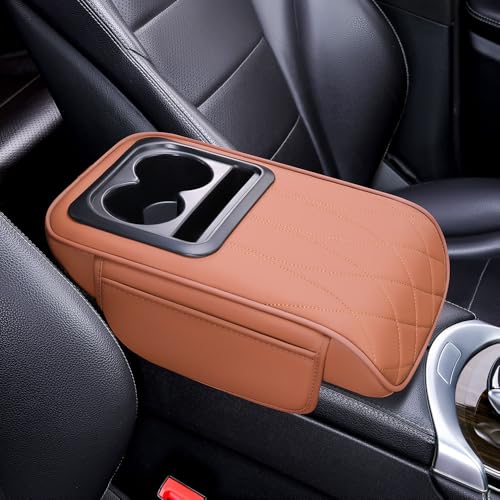 MKWGZPGW Auto Armlehnenkissen für Benz CLE Cabriolet A236 2024 2025,Leder wasserdichte Armlehnenkissen, Auto Mittelkonsole Armlehne Kissen mit 2 Aufbewahrungstaschen,Brown MKWGZPGW Auto Armlehnenkissen für Benz CLE Cabriolet A236 2024 2025,Leder wasserdichte Armlehnenkissen, Auto Mittelkonsole Armlehne Kissen mit 2 Aufbewahrungstaschen,Brown von MKWGZPGW