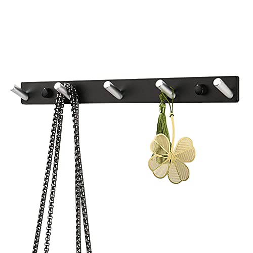 MKYOKO Handtuchhalter, Huthaken, Selbstklebender Hakenständer, Kleiderbügel aus Aluminium, Wandmontage, ohne Bohren, rostet Nicht, Tragfähigkeit für Tür, Schlafzimmer, A_3 Haken, Badezimm MKYOKO Handtuchhalter, Huthaken, Selbstklebender Hakenständer, Kleiderbügel aus Aluminium, Wandmontage, ohne Bohren, rostet Nicht, Tragfähigkeit für Tür, Schlafzimmer, A_3 Haken, Badezimm von MKYOKO