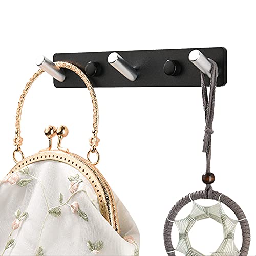 MKYOKO Handtuchhalter, Huthaken, Selbstklebender Hakenständer, Kleiderbügel aus Aluminium, Wandmontage, ohne Bohren, rostet Nicht, Tragfähigkeit für Tür, Schlafzimmer-A_3 Haken, Badezimme MKYOKO Handtuchhalter, Huthaken, Selbstklebender Hakenständer, Kleiderbügel aus Aluminium, Wandmontage, ohne Bohren, rostet Nicht, Tragfähigkeit für Tür, Schlafzimmer-A_3 Haken, Badezimme von MKYOKO