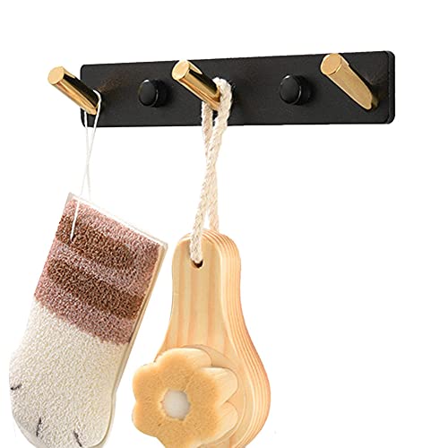 MKYOKO Handtuchhalter, Huthaken, Selbstklebender Hakenständer, Kleiderbügel aus Aluminium, Wandmontage, ohne Bohren, rostet Nicht, Tragfähigkeit für Tür, Schlafzimmer-A_3 Haken, Badezimme MKYOKO Handtuchhalter, Huthaken, Selbstklebender Hakenständer, Kleiderbügel aus Aluminium, Wandmontage, ohne Bohren, rostet Nicht, Tragfähigkeit für Tür, Schlafzimmer-A_3 Haken, Badezimme von MKYOKO
