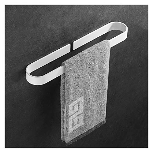 MKYOKO Handtuchhalter, Space Aluminium Einzelstange Badezimmer, Wandregal, Schlafzimmer Und Duschraum/Weiß / 25Cm MKYOKO Handtuchhalter, Space Aluminium Einzelstange Badezimmer, Wandregal, Schlafzimmer Und Duschraum/Weiß / 25Cm von MKYOKO