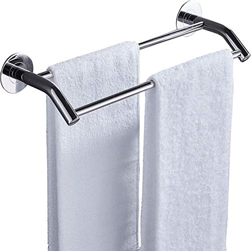 MKYOKO Handtuchhalter Badezimmer-Wandhalter, Handtuchhalter aus Edelstahl, ohne Lochung, Doppelhandtuchhalter fürs Badezimmer, Badezimmerhalter für die Küche/32 cm Badezimmer-Hardware/42 MKYOKO Handtuchhalter Badezimmer-Wandhalter, Handtuchhalter aus Edelstahl, ohne Lochung, Doppelhandtuchhalter fürs Badezimmer, Badezimmerhalter für die Küche/32 cm Badezimmer-Hardware/42 von MKYOKO