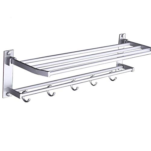 MKYOKO Handtuchhalter Handtuchstange Wandmontiertes Badezimmerregal Handtuchhalter Aluminium-Duschregal Metallhandtuchgarderobe Duschwannenständer Handtuchhalter Badezimmer-Hardware MKYOKO Handtuchhalter Handtuchstange Wandmontiertes Badezimmerregal Handtuchhalter Aluminium-Duschregal Metallhandtuchgarderobe Duschwannenständer Handtuchhalter Badezimmer-Hardware von MKYOKO