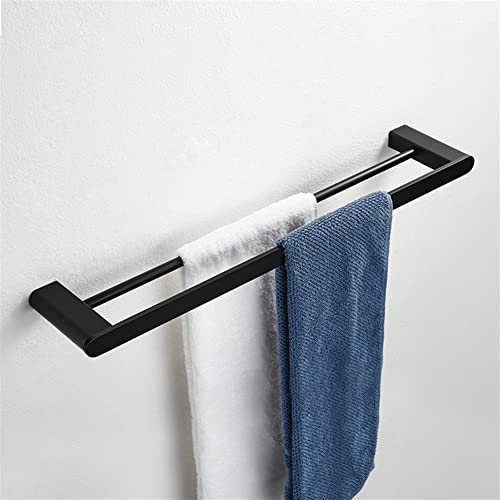 MKYOKO Handtuchhalter Nordischer schwarzer Handtuchhalter, Handtuchhalter mit Doppelstange, Toilettenhalter, Handtuchhalter für Badezimmerzubehör/50 cm MKYOKO Handtuchhalter Nordischer schwarzer Handtuchhalter, Handtuchhalter mit Doppelstange, Toilettenhalter, Handtuchhalter für Badezimmerzubehör/50 cm von MKYOKO