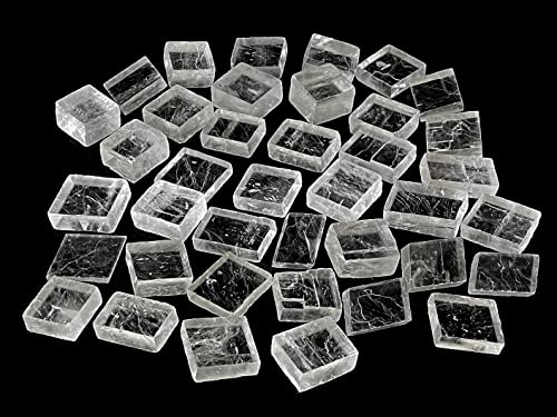 MKÖPKE optischer Calcit - 2er-Set Doppelspat Islandspat »Viking Iceland Spar« Rohstein natur I 15-25 mm von MKöpke