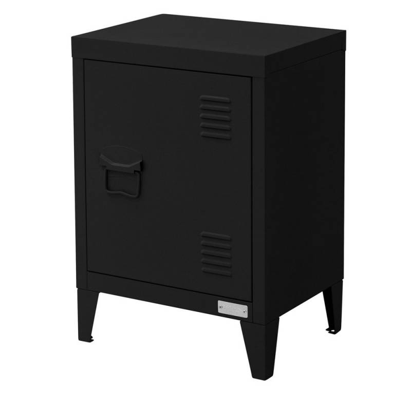 ML-DESIGN Aktenschrank Metallschrank mit Schubladen freistehender Aufbewahrungsschrank (1-St) Lagerschrank Schwarz Büroschrank Werkzeugschrank Stahlschrank von ML-DESIGN