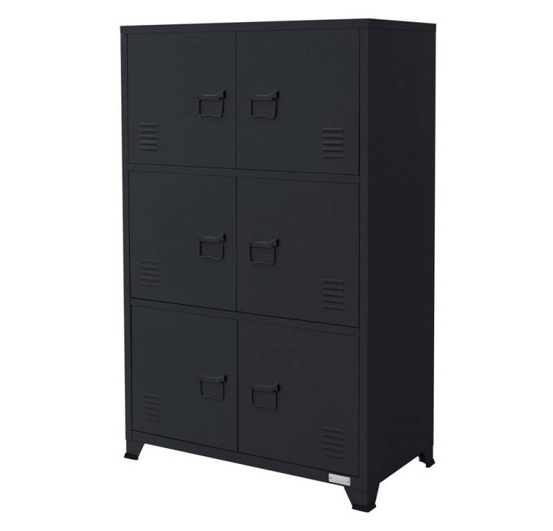 ML-DESIGN Aktenschrank Metallschrank mit Schubladen freistehender Aufbewahrungsschrank (1-St) Lagerschrank anthrazit Büroschrank Werkzeugschrank Stahlschrank von ML-DESIGN