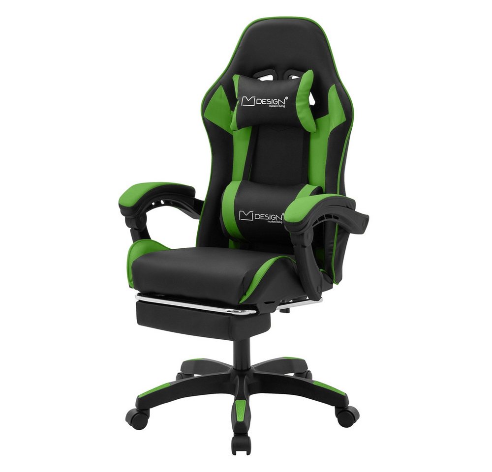 ML-DESIGN Bürostuhl Computerstuhl Schreibtischstuhl für Büro & Arbeitszimmer Drehsessel, Gaming Stuhl inkl. 2 Kissen Armlehne & Fußstütze ergonomisch anpassbar ML-DESIGN Bürostuhl Computerstuhl Schreibtischstuhl für Büro & Arbeitszimmer Drehsessel, Gaming Stuhl inkl. 2 Kissen Armlehne & Fußstütze ergonomisch anpassbar von ML-DESIGN