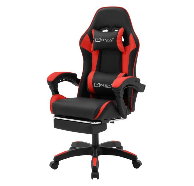 ML-DESIGN Bürostuhl Computerstuhl Schreibtischstuhl für Büro & Arbeitszimmer Drehsessel, Gaming Stuhl inkl. 2 Kissen Armlehne & Fußstütze ergonomisch anpassbar ML-DESIGN Bürostuhl Computerstuhl Schreibtischstuhl für Büro & Arbeitszimmer Drehsessel, Gaming Stuhl inkl. 2 Kissen Armlehne & Fußstütze ergonomisch anpassbar von ML-DESIGN