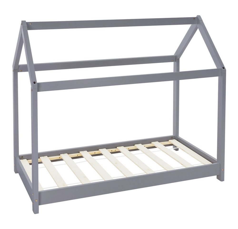 ML-DESIGN Spielbett Hausbett Kinderbett inkl. Lattenrost kreativ Bodenbett für Kinder, Abenteuerbett, Haus Bett Himmelbett Kiefer Jugendbett Hellgrau ML-DESIGN Spielbett Hausbett Kinderbett inkl. Lattenrost kreativ Bodenbett für Kinder, Abenteuerbett, Haus Bett Himmelbett Kiefer Jugendbett Hellgrau von ML-DESIGN
