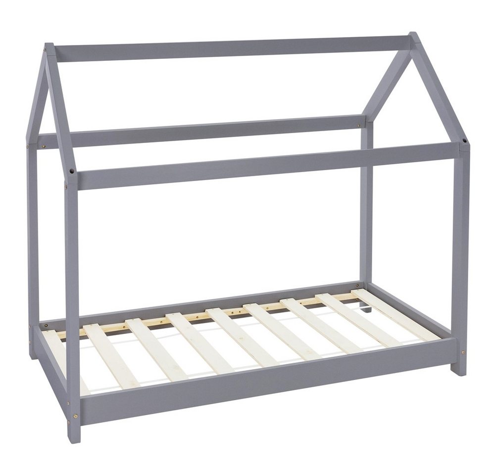 ML-DESIGN Spielbett Hausbett Kinderbett inkl. Lattenrost kreativ Bodenbett für Kinder, Abenteuerbett, Haus Bett Himmelbett Kiefer Jugendbett Hellgrau ML-DESIGN Spielbett Hausbett Kinderbett inkl. Lattenrost kreativ Bodenbett für Kinder, Abenteuerbett, Haus Bett Himmelbett Kiefer Jugendbett Hellgrau von ML-DESIGN
