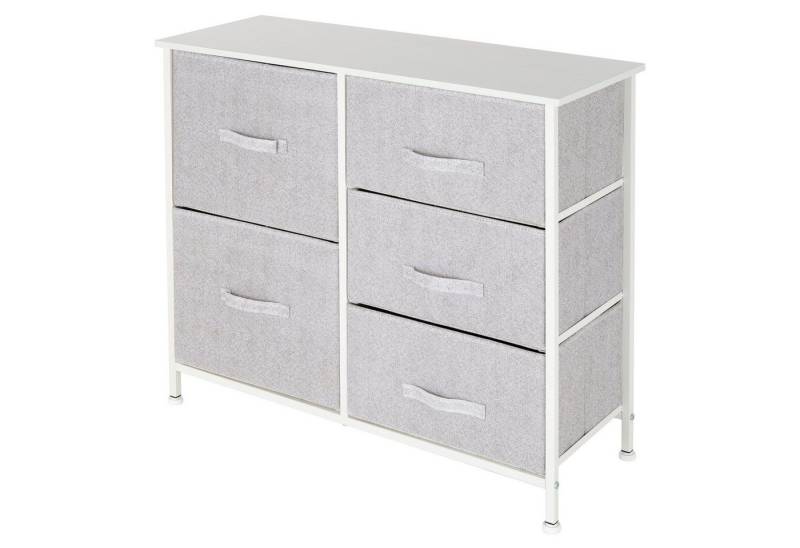 ML-DESIGN Kommode Schubladenschrank Sideboards Schubladenbox, Sideboard mit 5 Schubladen Schrank Schubladenbox für Wohnzimmer von ML-DESIGN
