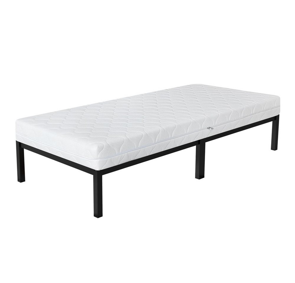 ML-DESIGN Metallbett Bett für Schlafzimmer mit Lattenrost auf Stahlrahmen robust, Einzelbett Paris Einzelbettgestell mit Matratze Gästebett Metall ML-DESIGN Metallbett Bett für Schlafzimmer mit Lattenrost auf Stahlrahmen robust, Einzelbett Paris Einzelbettgestell mit Matratze Gästebett Metall von ML-DESIGN