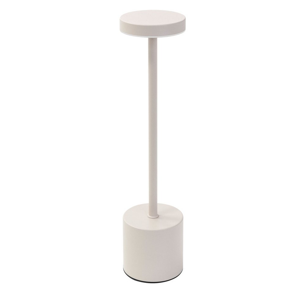 ML-DESIGN Nachttischlampe LED Tischlampe kabellos mit Touch Dimmbare Akku Tischleuchte USB-C, Schreibtischlampe Creme 34,5cm 3 Lichtfarben Leselampe Wiederaufladbar von ML-DESIGN