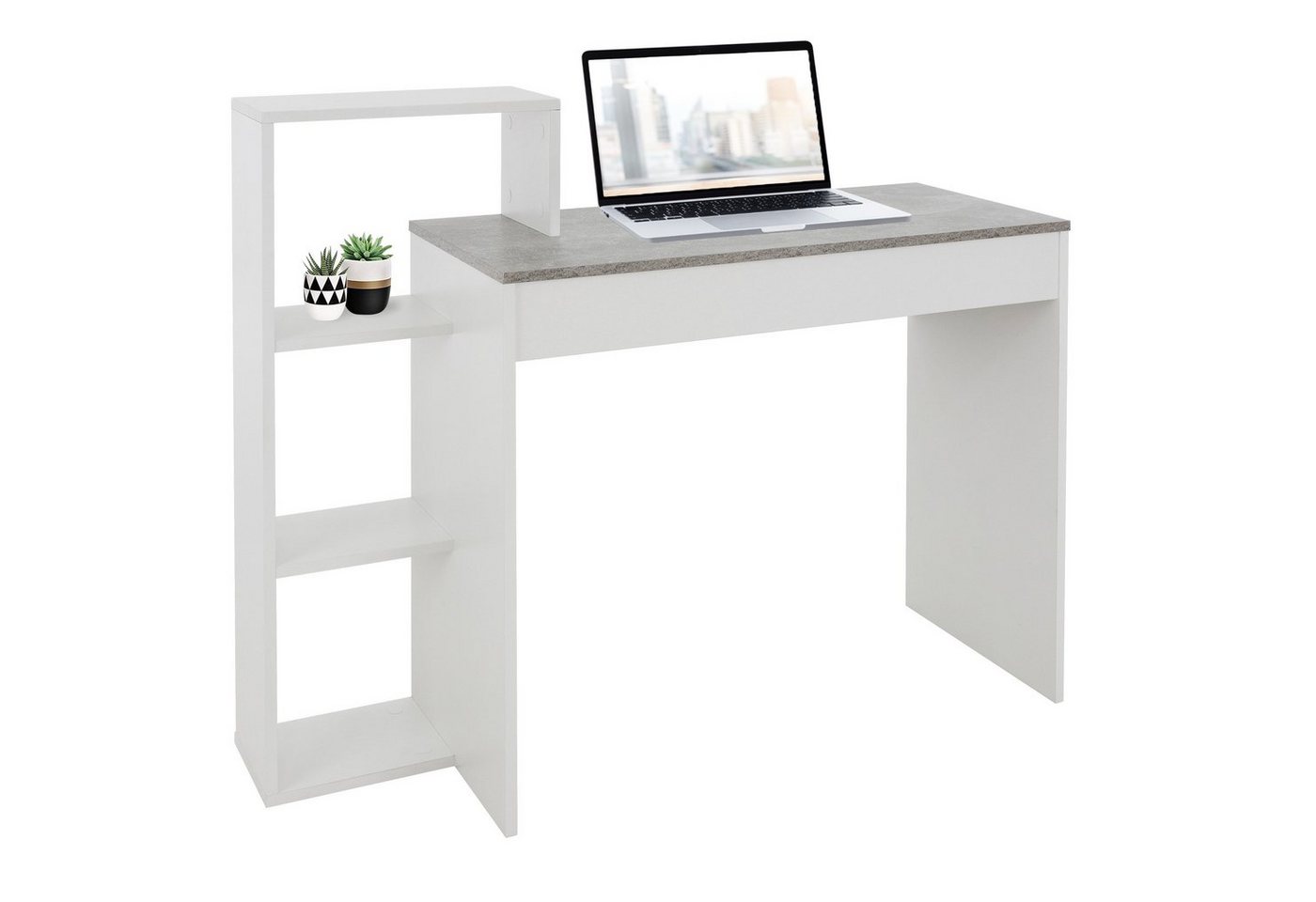 ML-DESIGN Schreibtisch Arbeitstisch mit Regal 3 Einlegeböden 2in1 System für Arbeitszimmer, Bürotisch Computertisch PC Tisch Laptoptisch Ablage Regal Homeoffice ML-DESIGN Schreibtisch Arbeitstisch mit Regal 3 Einlegeböden 2in1 System für Arbeitszimmer, Bürotisch Computertisch PC Tisch Laptoptisch Ablage Regal Homeoffice von ML-DESIGN