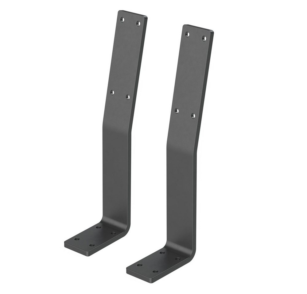 ML-DESIGN Sitzbank Rückenlehnenhalterung 2er Set für Sitz-Bänke Betten & Stühlen (2-St), Rückenlehne zum Anschrauben Halterung Profil Bankrückenlehne aus Stahl von ML-DESIGN