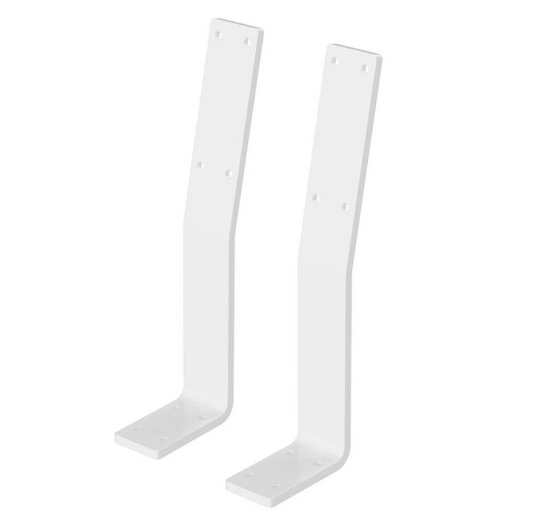 ML-DESIGN Sitzbank Rückenlehnenhalterung 2x Set Bankkufen für Sitz-Bänke Betten & Stühlen (2-St), Rückenlehne zum Anschrauben Halterung Profil Bankrückenlehne aus Stahl von ML-DESIGN