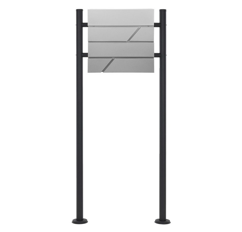 ML-DESIGN Standbriefkasten Briefkasten Postkasten mit Zeitungsfach, inkl. Standfuß, Briefkastenanlage mit Ständer Anthrazit 120cm Mailbox mit Pfosten ML-DESIGN Standbriefkasten Briefkasten Postkasten mit Zeitungsfach, inkl. Standfuß, Briefkastenanlage mit Ständer Anthrazit 120cm Mailbox mit Pfosten von ML-DESIGN