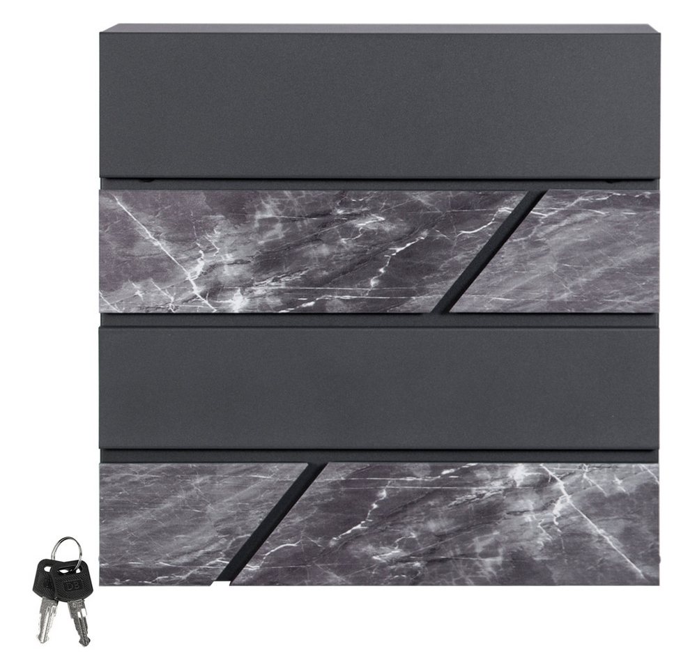 ML-DESIGN Standbriefkasten Briefkasten Postkasten mit Zeitungsfach, inkl. Standfuß, Briefkastenanlage mit Ständer Anthrazit 120cm Mailbox mit Pfosten ML-DESIGN Standbriefkasten Briefkasten Postkasten mit Zeitungsfach, inkl. Standfuß, Briefkastenanlage mit Ständer Anthrazit 120cm Mailbox mit Pfosten von ML-DESIGN