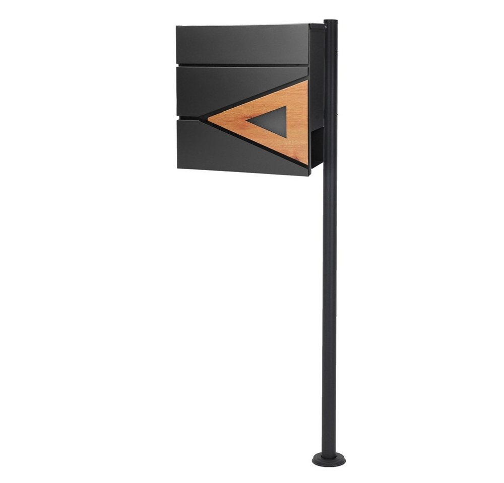 ML-DESIGN Standbriefkasten Briefkasten Postkasten mit Zeitungsfach, inkl. Standfuß, Briefkastenanlage mit Ständer Anthrazit 120cm Mailbox mit Pfosten ML-DESIGN Standbriefkasten Briefkasten Postkasten mit Zeitungsfach, inkl. Standfuß, Briefkastenanlage mit Ständer Anthrazit 120cm Mailbox mit Pfosten von ML-DESIGN
