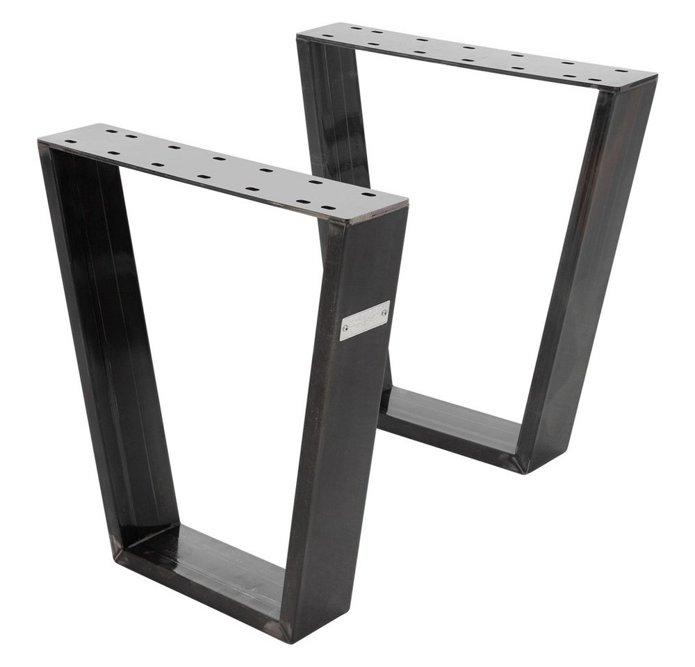 ML-DESIGN Tischbein 2er Set Tischbeine Trapez V-Form aus Stahl pulverbeschichtet, Bankkufen profil 8x2cm Metall Möbelfüße ML-DESIGN Tischbein 2er Set Tischbeine Trapez V-Form aus Stahl pulverbeschichtet, Bankkufen profil 8x2cm Metall Möbelfüße von ML-DESIGN