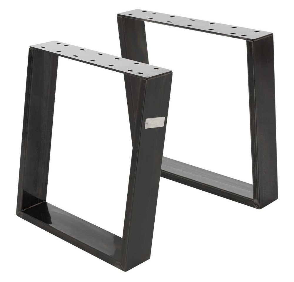 ML-DESIGN Tischbein 2er Set Tischkufen 80GRAD Neigung aus Stahl Profil 8x2, Bankkufen Schräge Metall Bankbeine Bankgestell ML-DESIGN Tischbein 2er Set Tischkufen 80GRAD Neigung aus Stahl Profil 8x2, Bankkufen Schräge Metall Bankbeine Bankgestell von ML-DESIGN