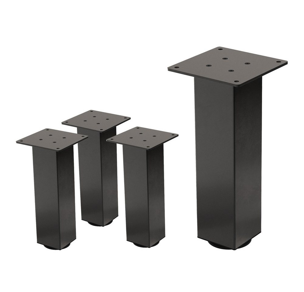 ML-DESIGN Tischbein 4er Set Tischkufen I-Design Möbelfüße und Tischgestell aus Stahl, 4er Set Bankkufen 30cm Dunkelgrau glänzend Möbelbeine ML-DESIGN Tischbein 4er Set Tischkufen I-Design Möbelfüße und Tischgestell aus Stahl, 4er Set Bankkufen 30cm Dunkelgrau glänzend Möbelbeine von ML-DESIGN