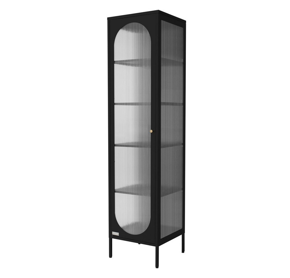 ML-DESIGN Vitrine Buffet Küchenschrank Vitrinenschrank für Geschirr Stauraumvitrine Standvitrine Wohnzimmerschrank von ML-DESIGN
