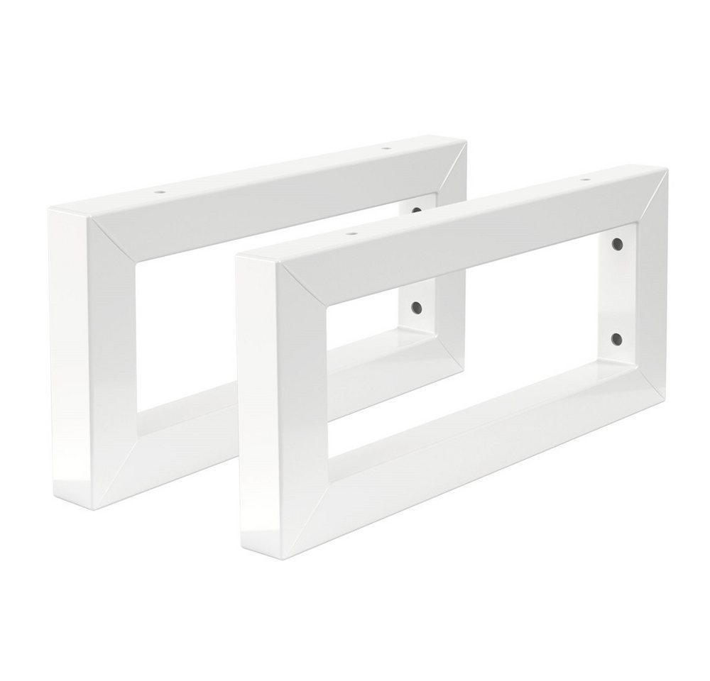 ML-DESIGN Wandregalhalter 2er Set Wandhalterung Unterbau für Waschtischplatte, aus Stahl, 2-tlg., Waschtischhalterung Weiß, Regalträger Regalhalter Wandkonsole ML-DESIGN Wandregalhalter 2er Set Wandhalterung Unterbau für Waschtischplatte, aus Stahl, 2-tlg., Waschtischhalterung Weiß, Regalträger Regalhalter Wandkonsole von ML-DESIGN