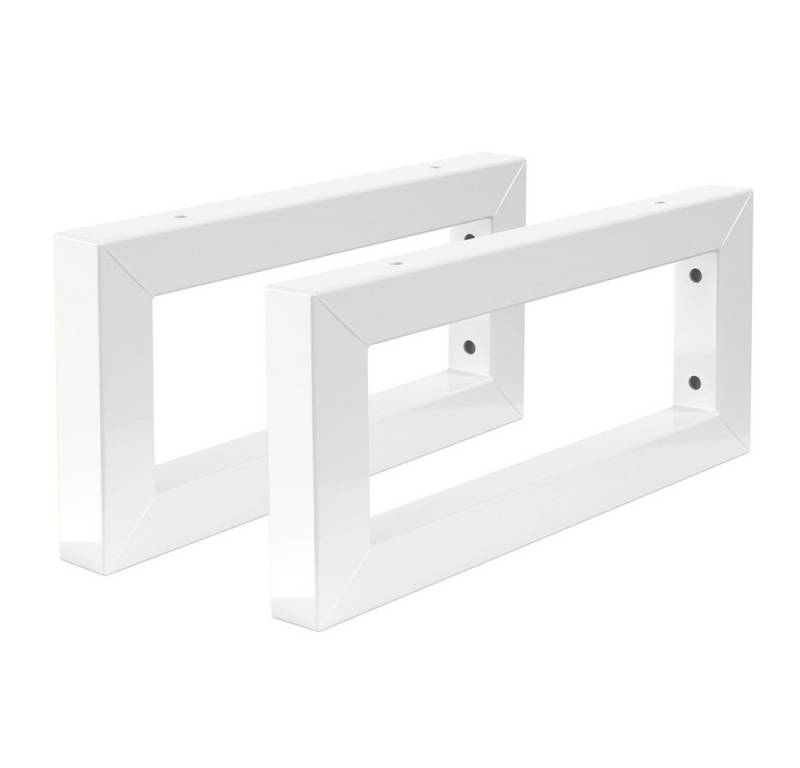 ML-DESIGN Wandregalhalter 2er Set Wandhalterung Unterbau für Waschtischplatte, aus Stahl, 2-tlg., Waschtischhalterung Weiß, Regalträger Regalhalter Wandkonsole ML-DESIGN Wandregalhalter 2er Set Wandhalterung Unterbau für Waschtischplatte, aus Stahl, 2-tlg., Waschtischhalterung Weiß, Regalträger Regalhalter Wandkonsole von ML-DESIGN
