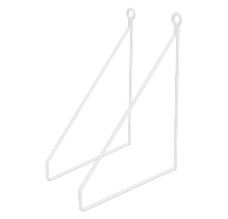 ML-DESIGN Wandregalhalter Regalhalterung Winkel Halterung für Regale & Konsolen Regalträger, 2-tlg., Regalstütze Haarnadel 2er Set solide Regalwinkel Industrial Metall von ML-DESIGN
