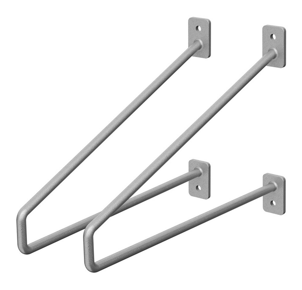 ML-DESIGN Wandregalhalter Regalhalterung Winkel Halterung für Regale & Konsolen Regalträger, 2-tlg., Regalstütze Haarnadel 2er Set solide Regalwinkel Industrial Metall ML-DESIGN Wandregalhalter Regalhalterung Winkel Halterung für Regale & Konsolen Regalträger, 2-tlg., Regalstütze Haarnadel 2er Set solide Regalwinkel Industrial Metall von ML-DESIGN